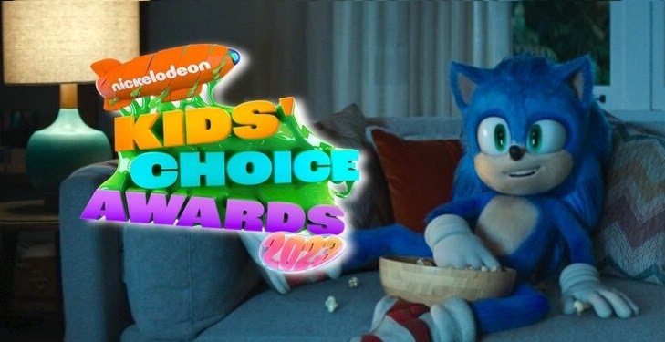 Sonic 2 - O Filme ganha na categoria Filme Favorito do Kids' Choice Awards  2023 - Nintendo Blast